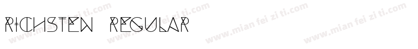 Richsten Regular字体转换
